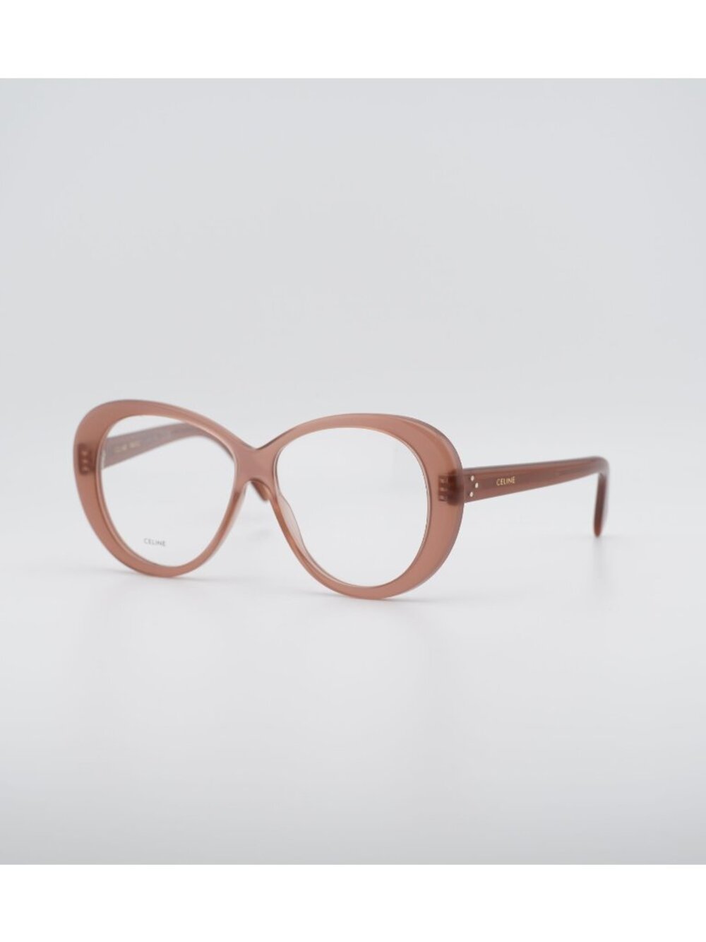 Celine CL50150I 045 Eyeglasses Light Brown 57mm Butterfly Frame